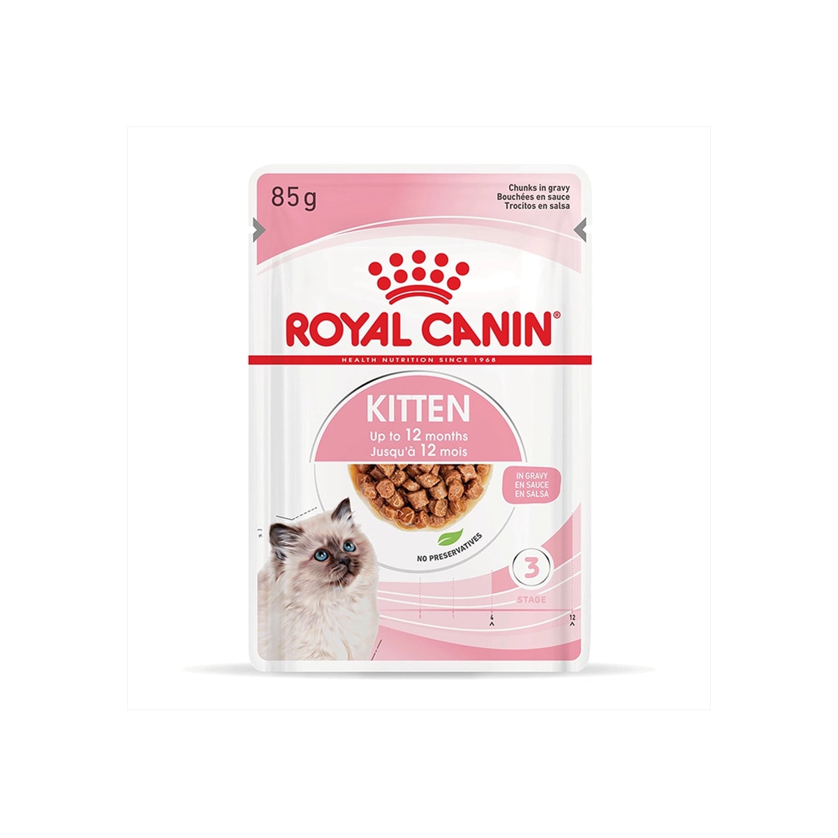 Alimento húmedo Royal Canin Kitten Instinctive pouch para gato 1