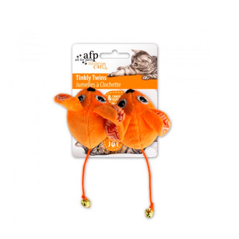 AFP Pack de 2 Ratones Tinkly Twins Modern Cat 1