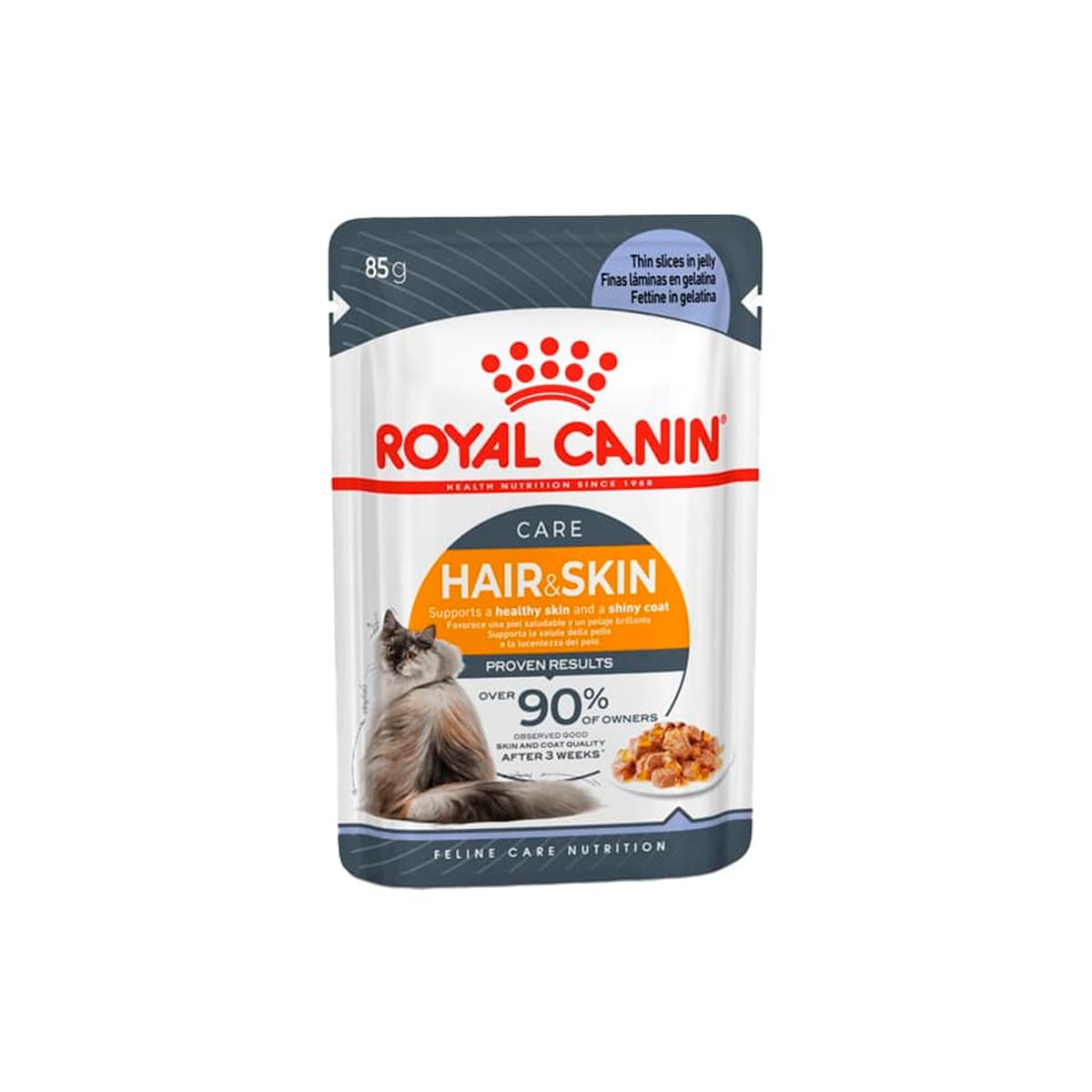 Alimento húmedo Royal Canin Hair & Skin para gato 1