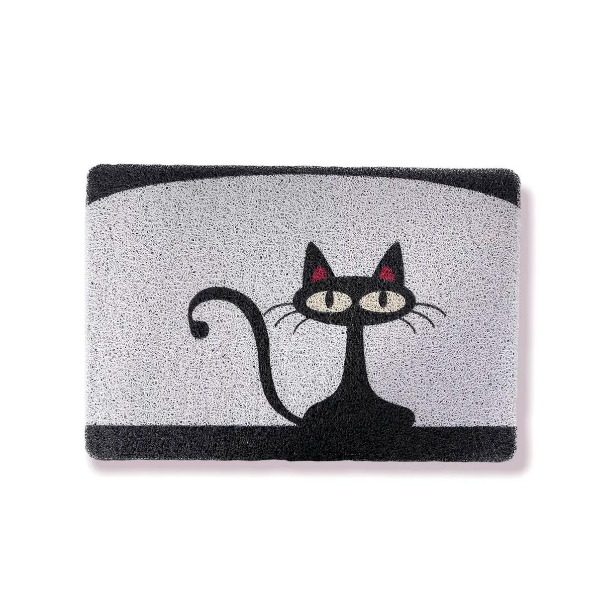 Alfombra rectangular para salida de baño Pets diseño Gato en el tejado 40 x 60cm 1