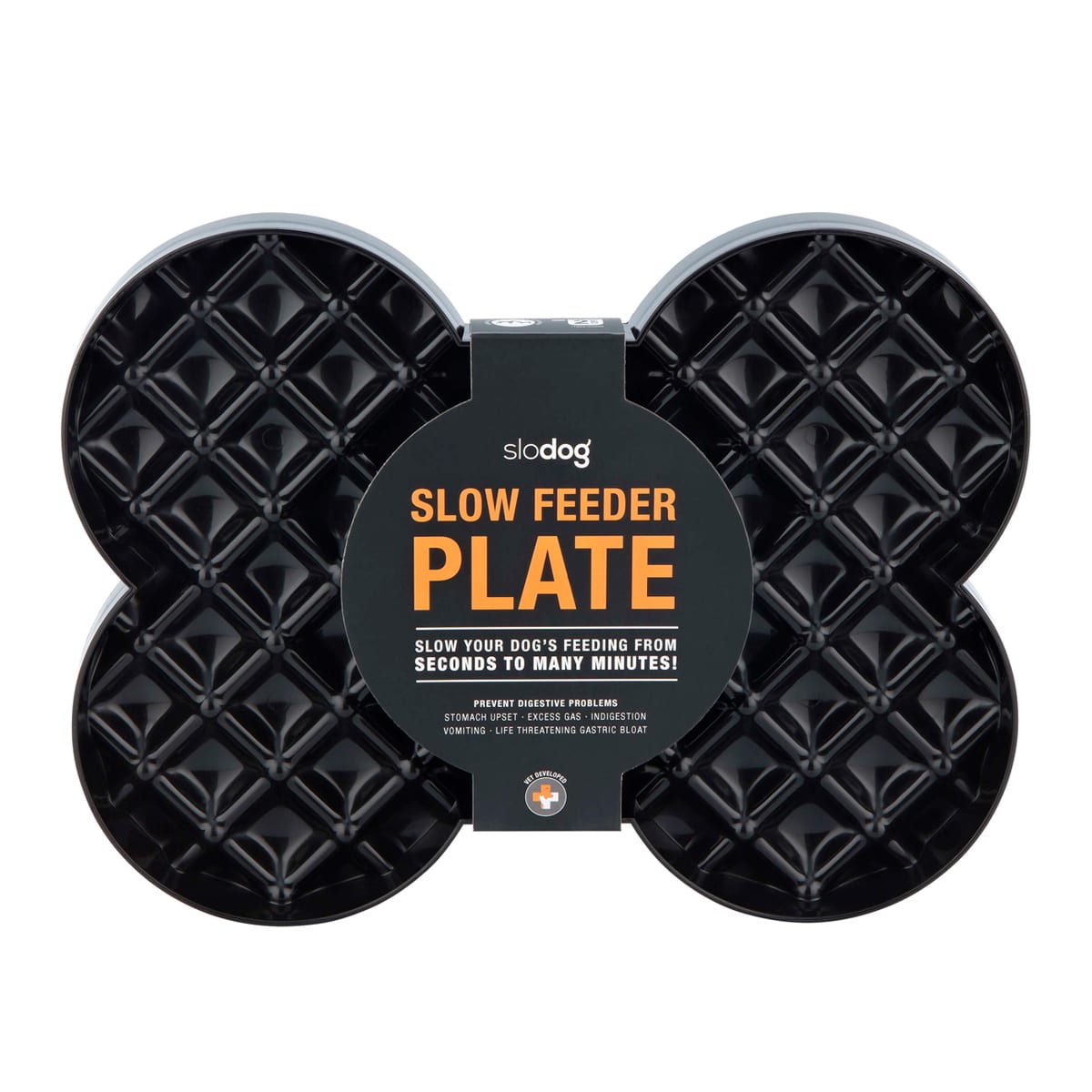 LickiMat Slodog Slow Feeder plato para perros ansiosos color negro2