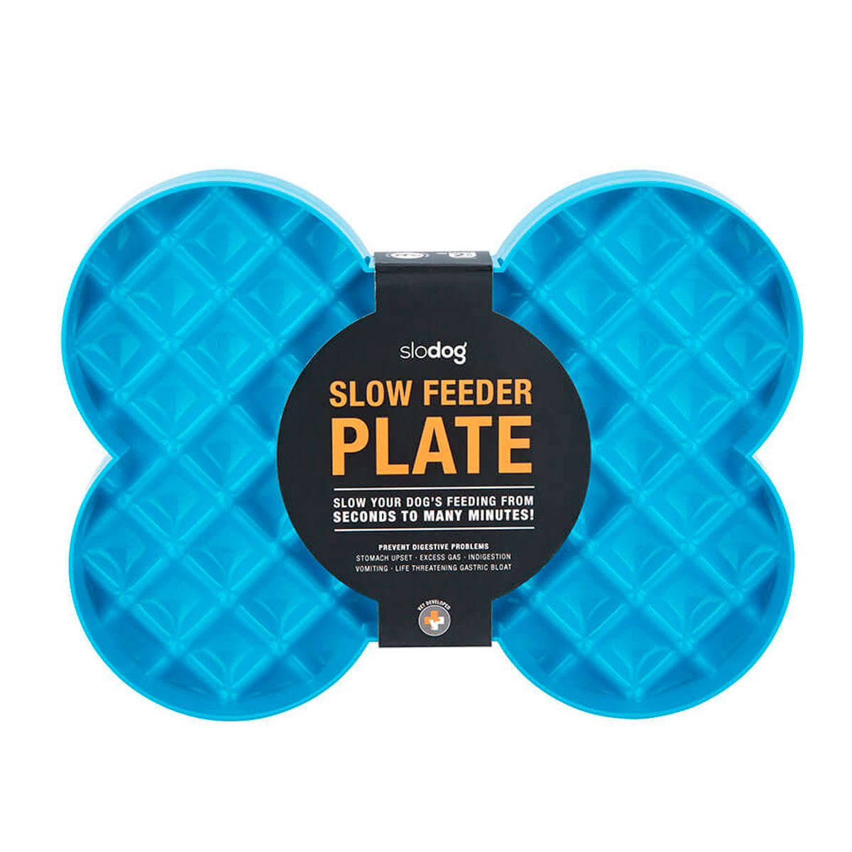 LickiMat Slodog Slow Feeder plato para perros ansiosos color turquesa2