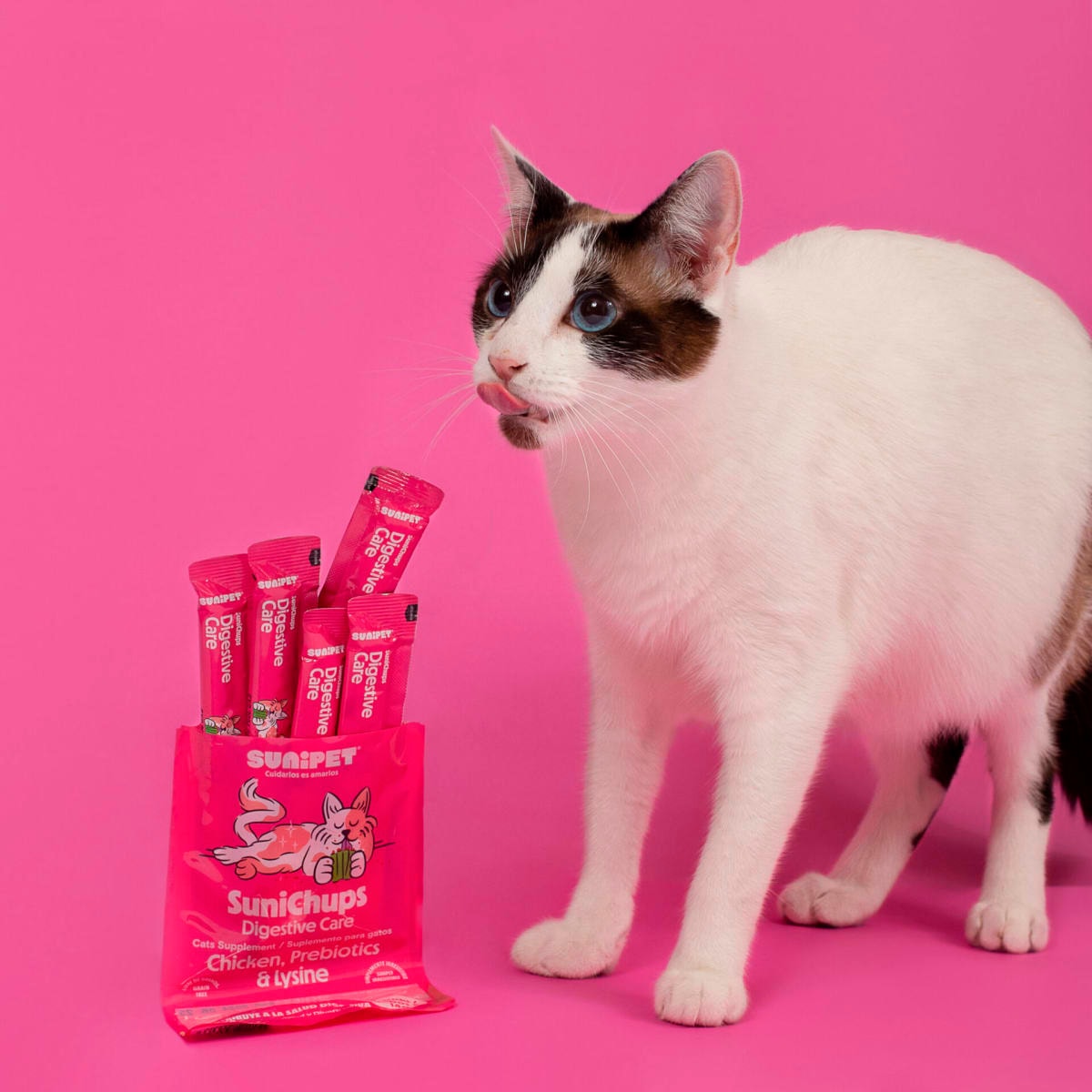 SuniChups Digestive Care snack húmedo para gato2
