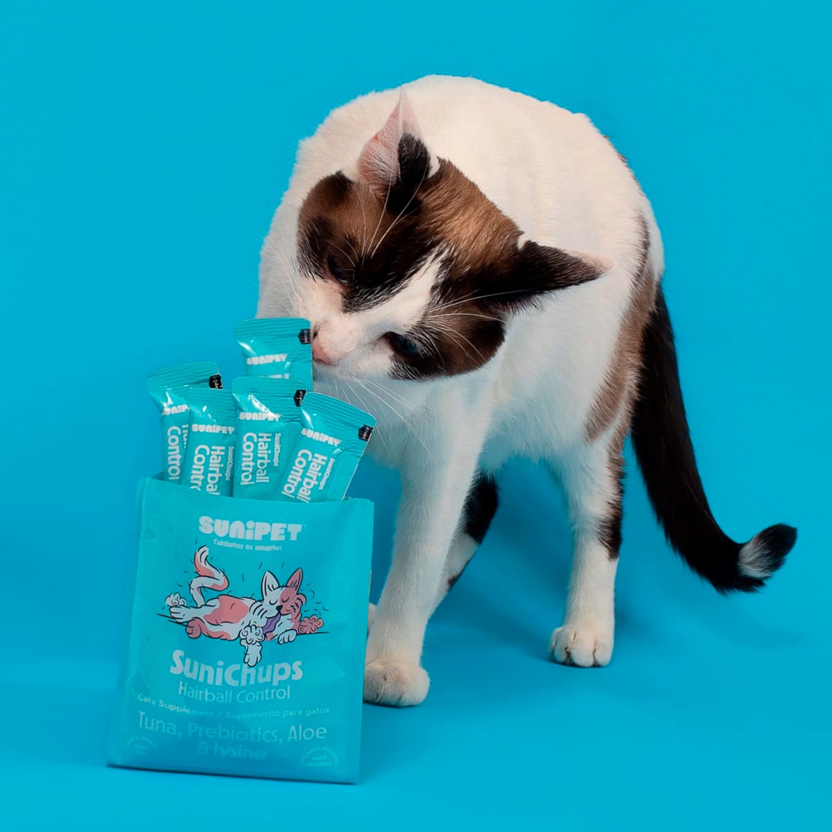 SuniChups Hairball Control snack húmedo para gato2
