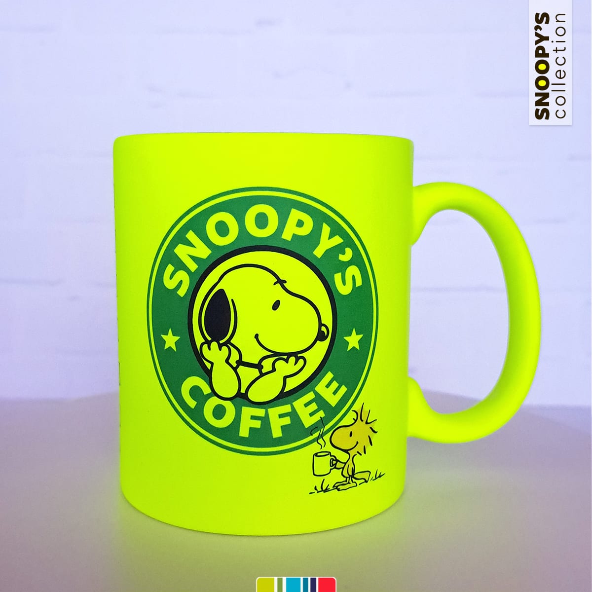 Tazón amarillo fluor Snoopy's Coffee (Snoopy collection)4