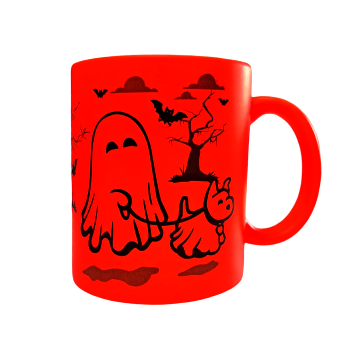 Tazón Halloween naranjo fluor Whee Dog Lover 1