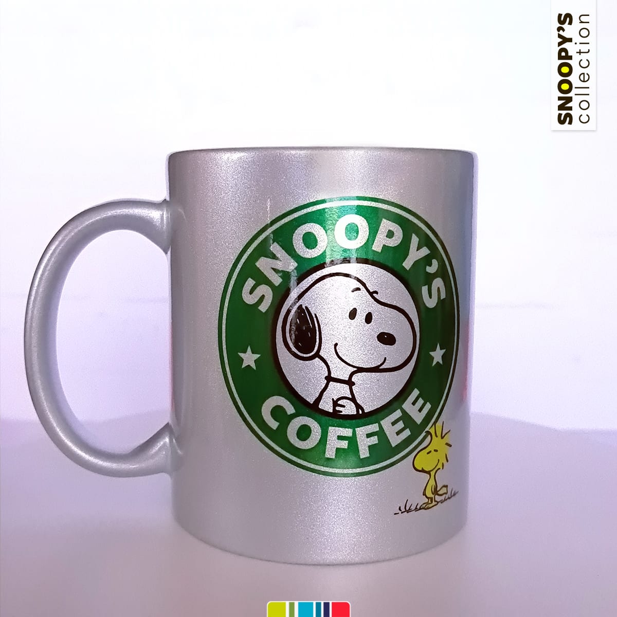 Tazón plateado Snoopy's Coffee (Snoopy collection)2