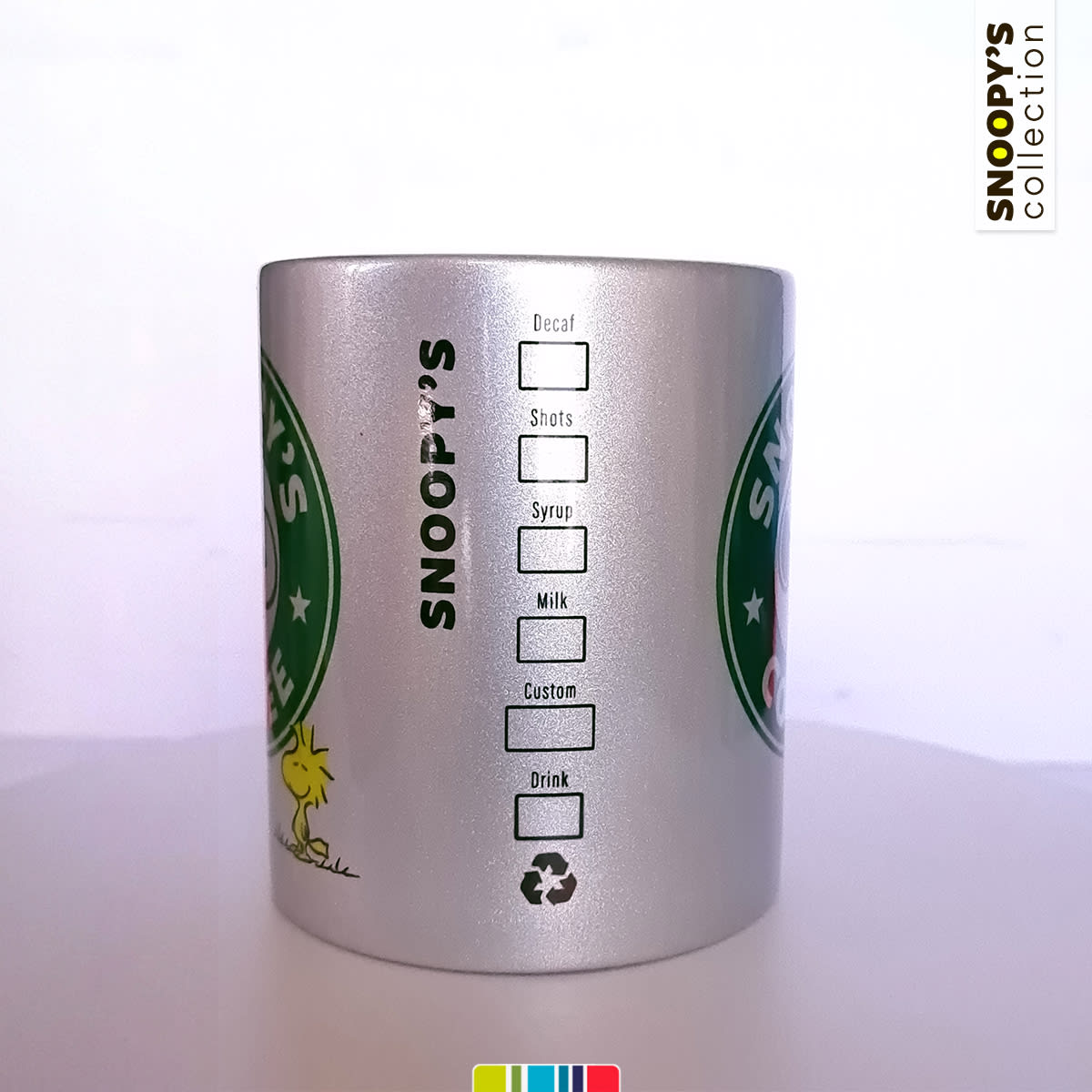 Tazón plateado Snoopy's Coffee (Snoopy collection)3