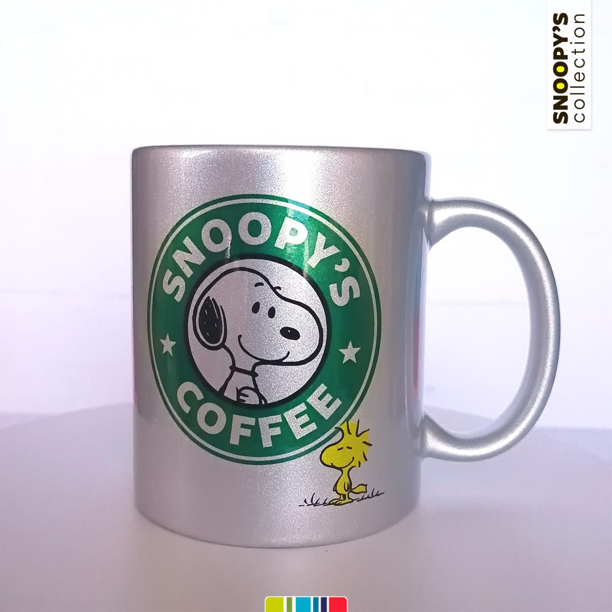 Tazón plateado Snoopy's Coffee (Snoopy collection)4