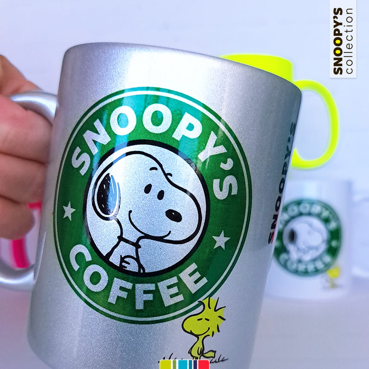 Tazón plateado Snoopy's Coffee (Snoopy collection) 1