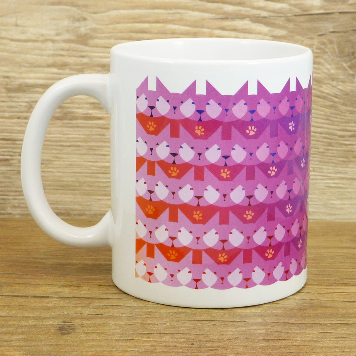 Tazón plateado Whee Cat Lover textura gatos2