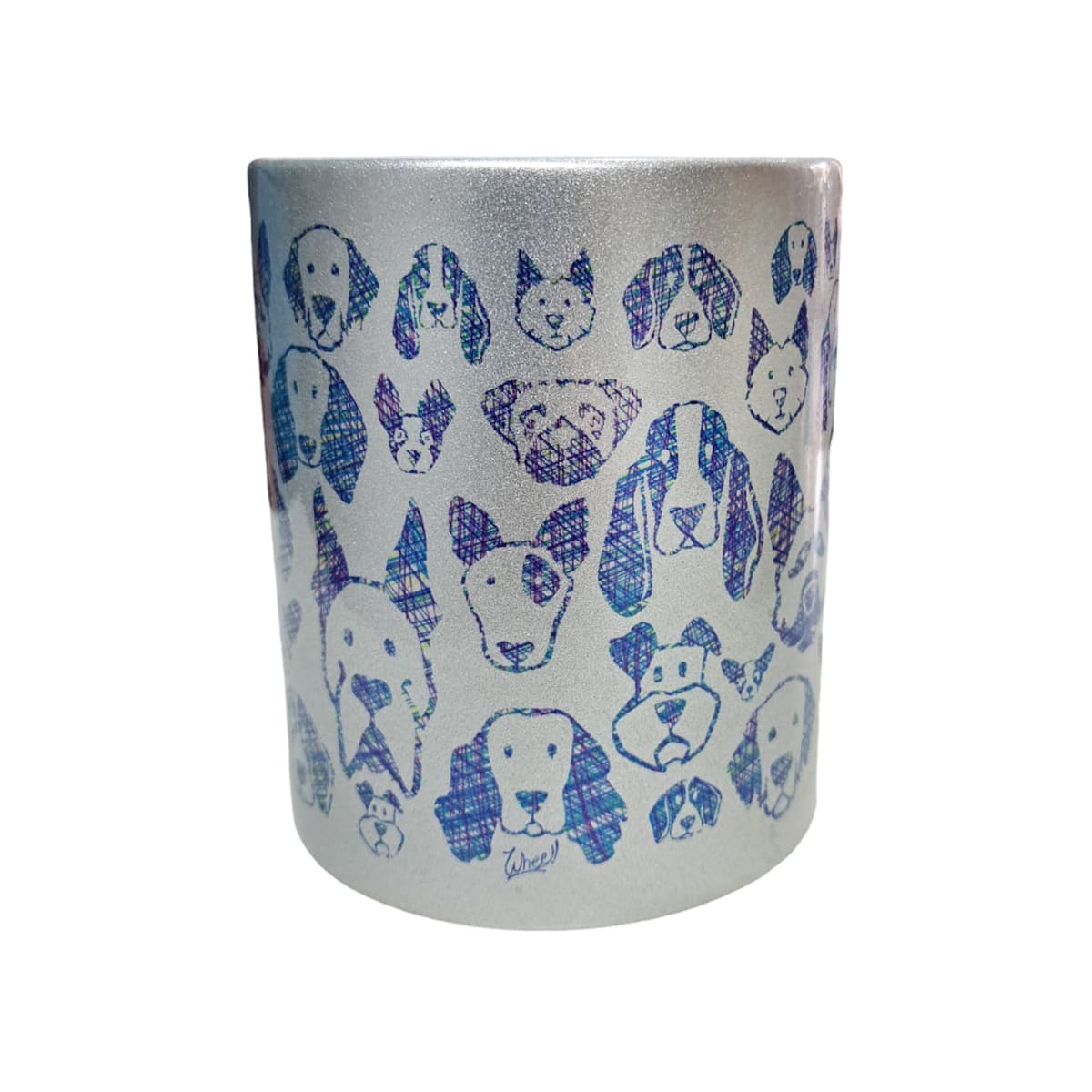 Whee Tazón plateado Dog Lover Razas Perritos2