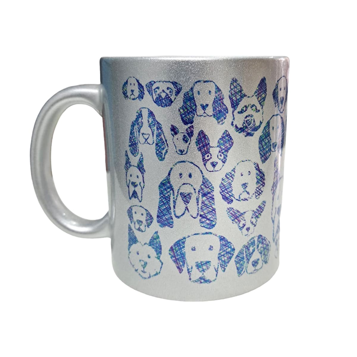 Whee Tazón plateado Dog Lover Razas Perritos3