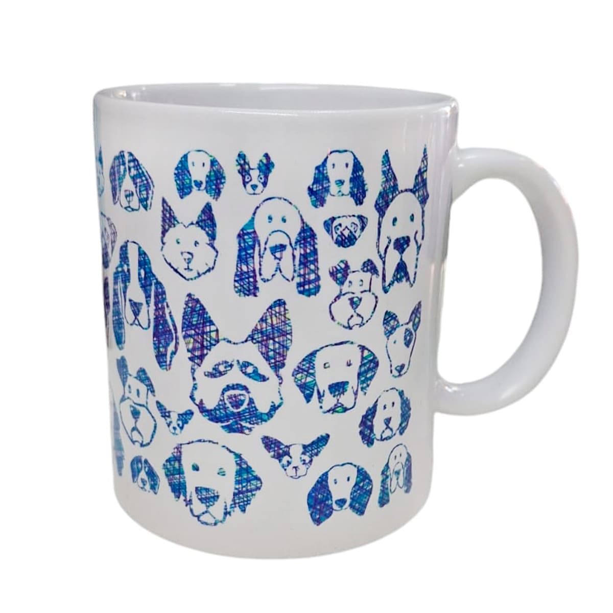 Tazón blanco Whee Dog Lover Razas Perritos 1