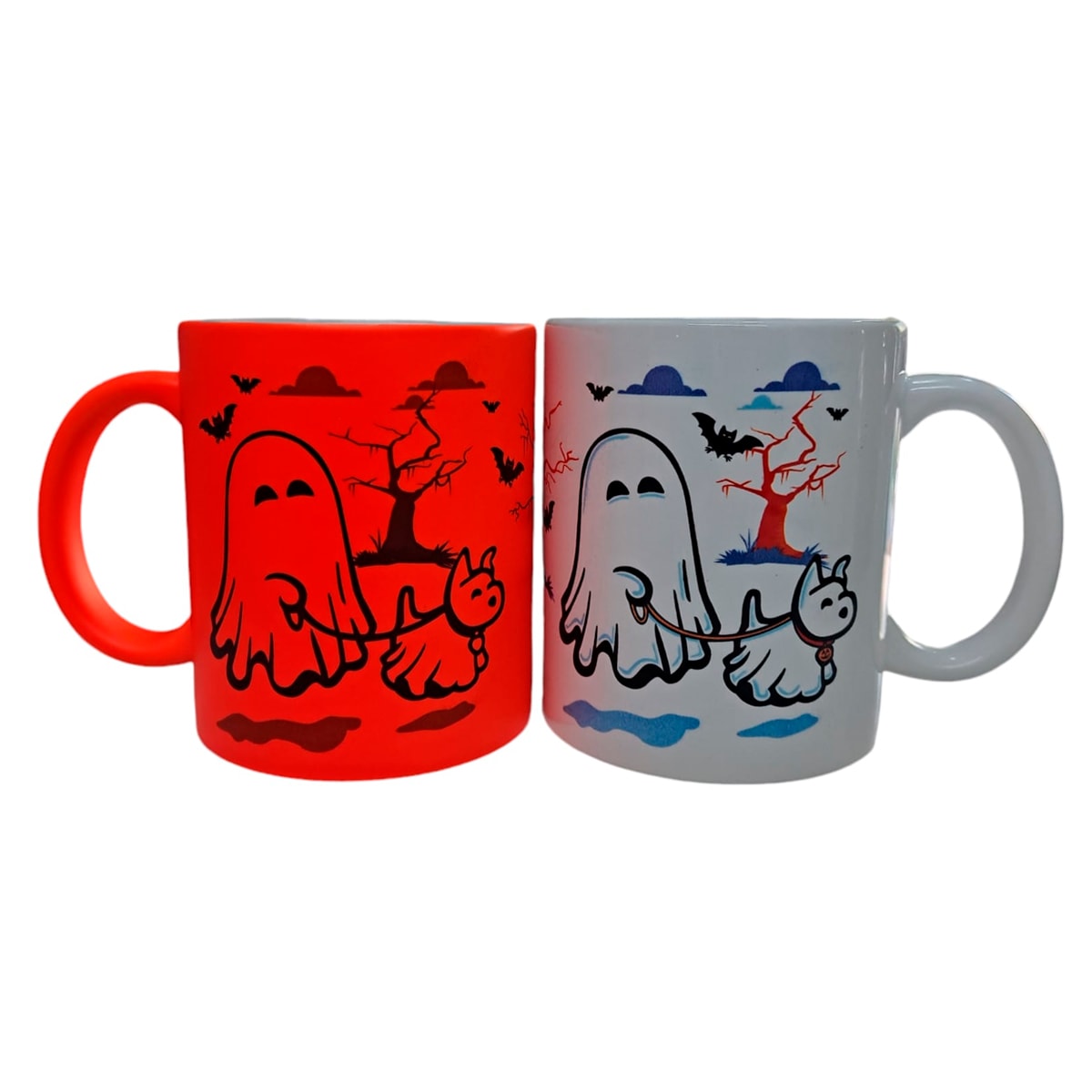 Tazón Halloween naranjo fluor Whee Dog Lover4