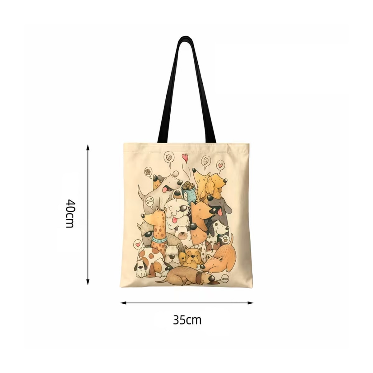 Bolso Tote diseño perritos2