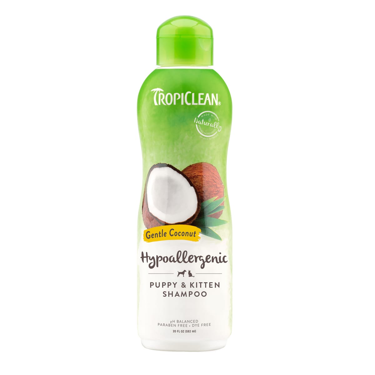 Shampoo Hipoalergénico Gentle Coconut para cachorros y gatitos 1