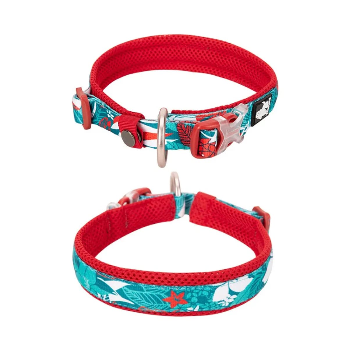True Love Collar Camouflage Blue Red3