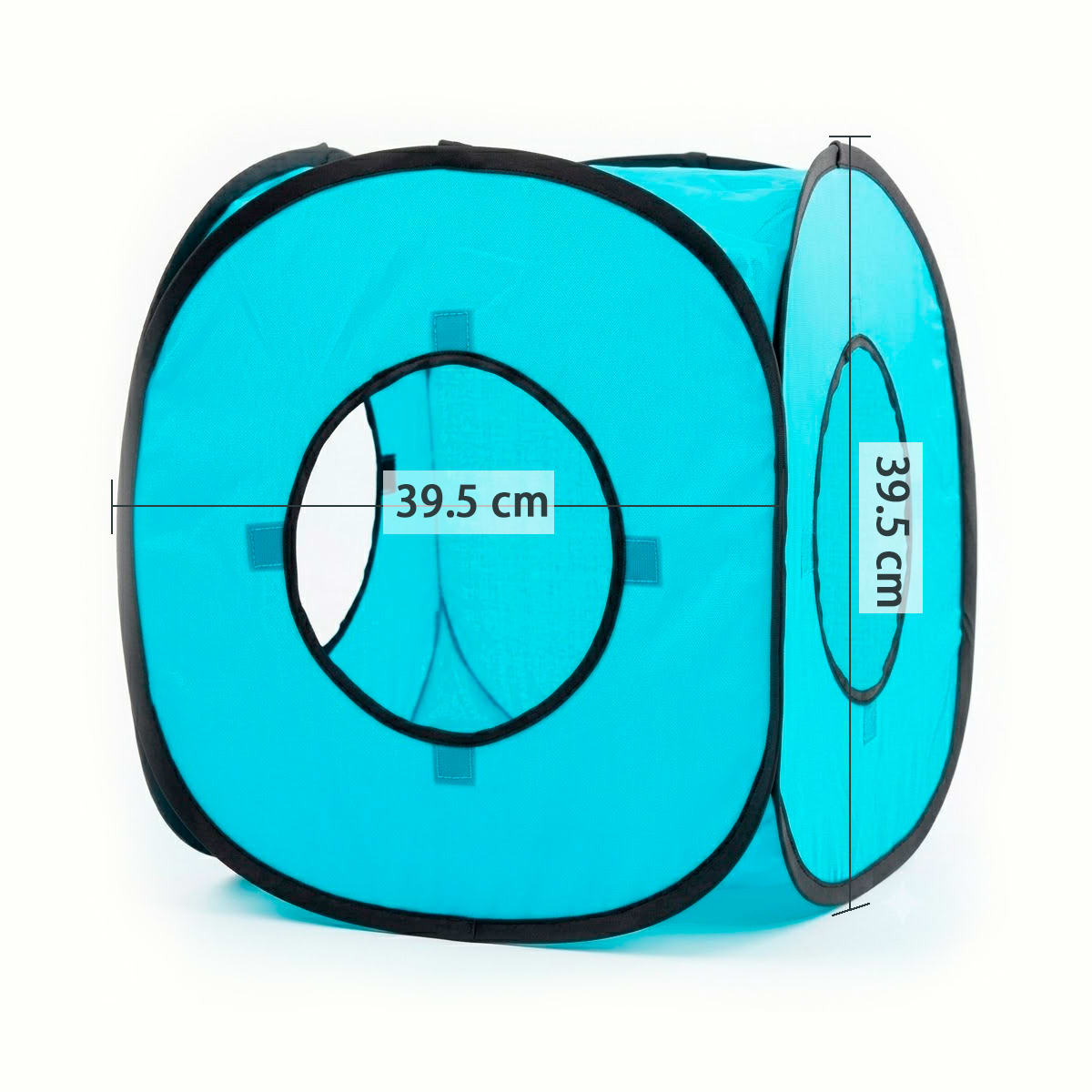 Pawise Cubo túnel Pop-Up Azul de 45.5 cm2