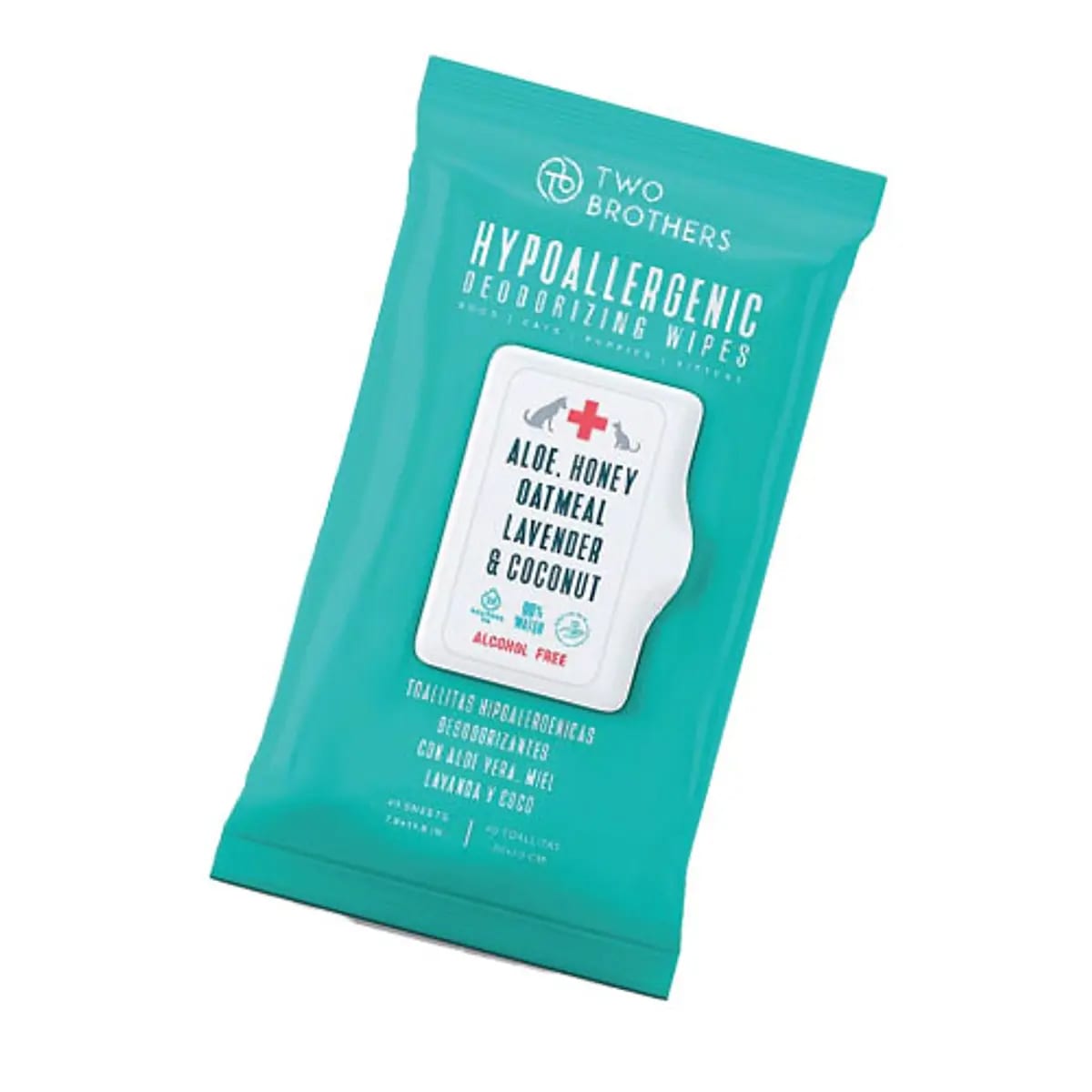 Two Brothers Hypoallergenic Wipes 40 unidades 1