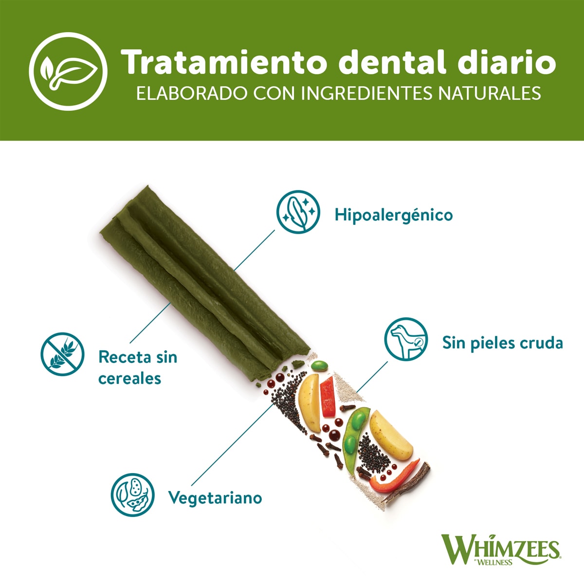 WHIMZEES Dental Treats STIX Medium5