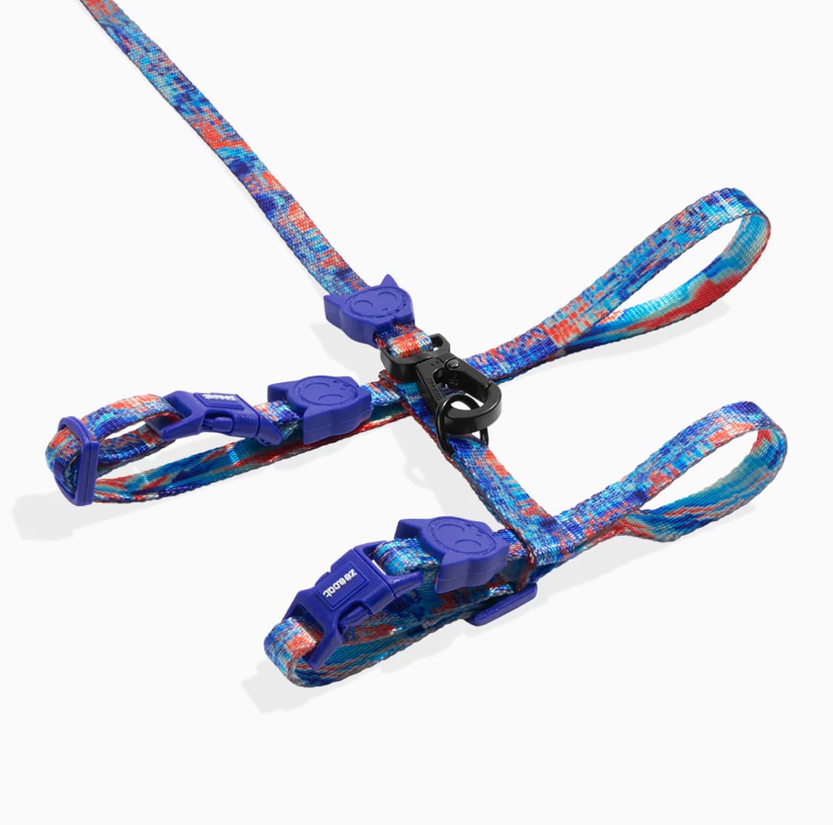 ZeeCat arnés con correa Glitch Error 404 de ZeeDog para gatos 1