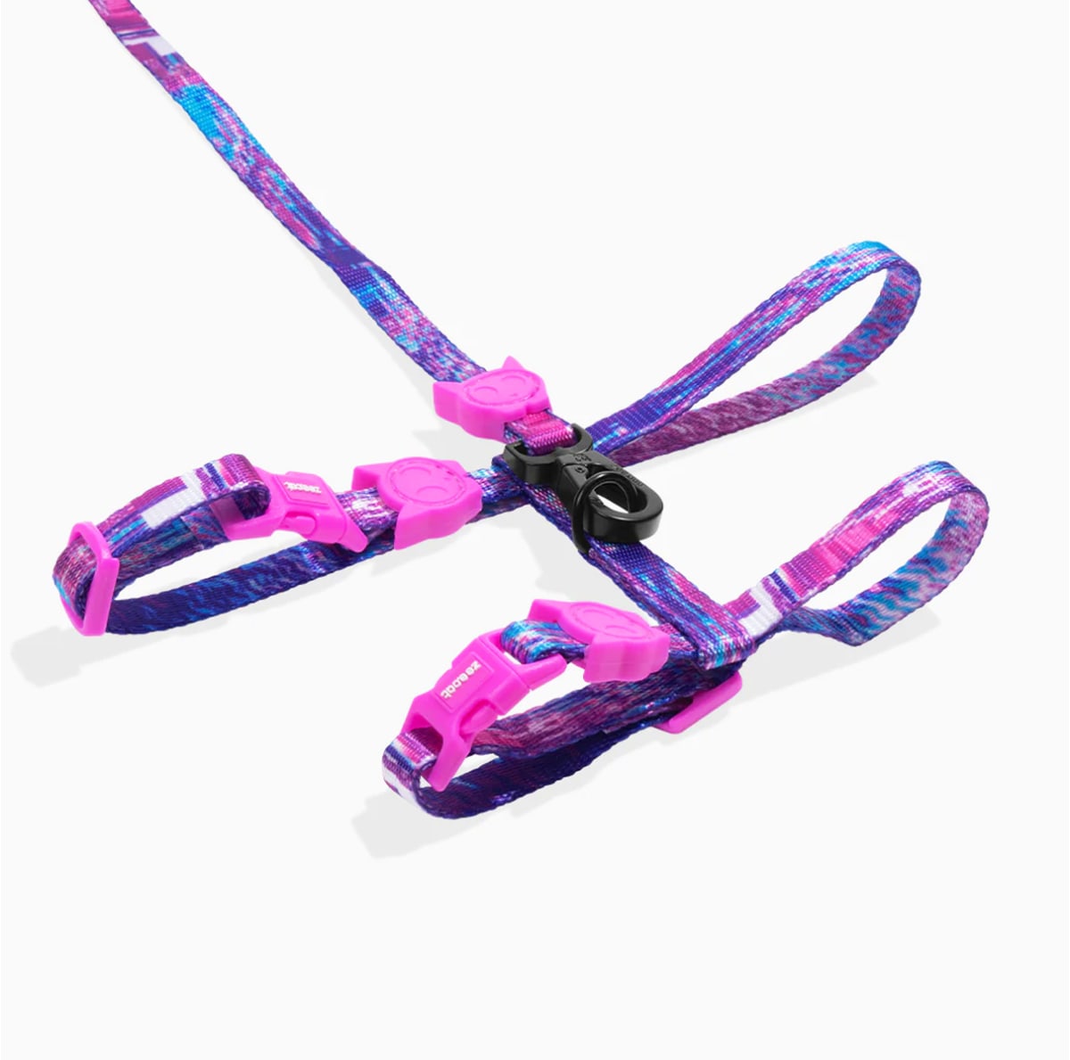ZeeCat arnés con correa Glitch Error 502 de ZeeDog para gatos 1