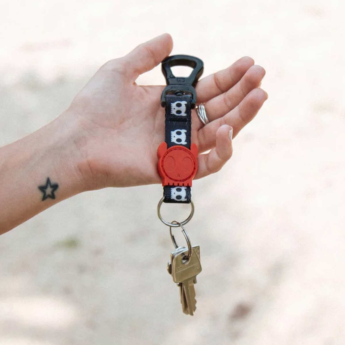 Pink Led Keychain3