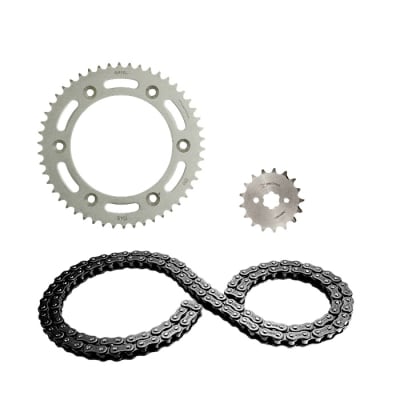 KIT TRANSMISION NXR 150/ XR 125L/ XR 150L 50Z-17Z/428H-130L1