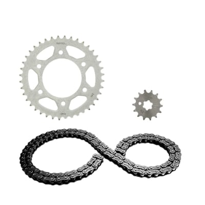 KIT TRASMISION FZ-16 (40Z-14Z) (428H-128L) ''RIFFEL'' 1