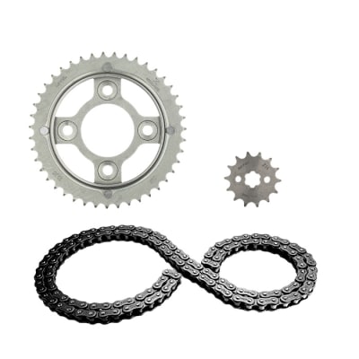KIT TRANSMISION CB1 125/ CB 125F TWISTER 43Z-14Z (428H-122L)1