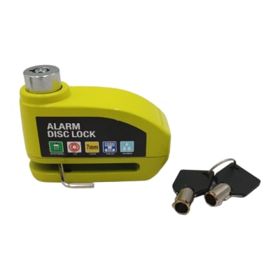 CANDADO DISCO FRENO C/ALARMA FLUOR1