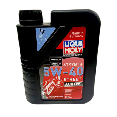 ACEITE MOTOR LIQUI MOLY 5W/40 100 % SINTETICO RACE1