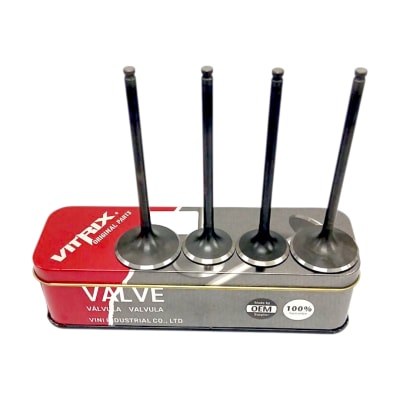 VALVULAS JGO CBR 250 CBR 300 4 PCS VITRIX1