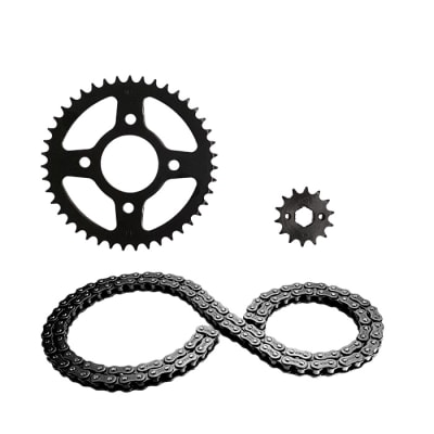 KIT TRASMISION MOTO CHINA (14/43) 428H-120 1