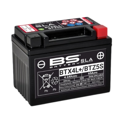 BATERIA SLA 12VOLT 4 Ah ''BS-BATTERY'' (YTX4L+/YTZ5S)2