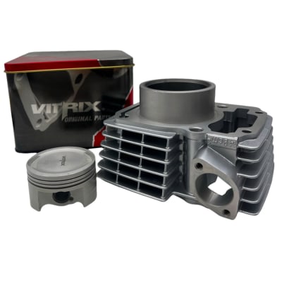 KIT CILINDRO CBF 150 INVICTA / XR 150L / SHADOW 150 VITRIX1