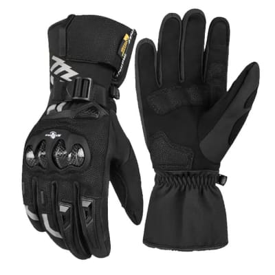 GUANTES CALLE MADBIKE MAD66X INVIERNO NEGRO (50) [PZ]1