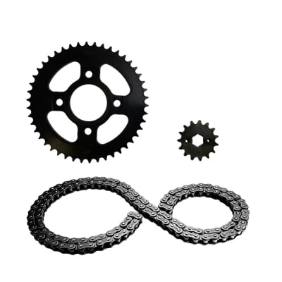 KIT TRASMISION TX-200/JL-125TT (46/15) 1