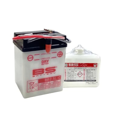 BATERIA DRY 12VOLT 2.5 Ah ''BS-BATTERY'' (YB2.5L-C)2
