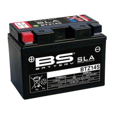 BATERIA SLA 12VOLT  11.2 Ah ''BS-BATTERY'' (YTZ14S)1