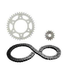 KIT TRASMISION FZ-16 (40Z-14Z) (428H-128L) ''RIFFEL'' 