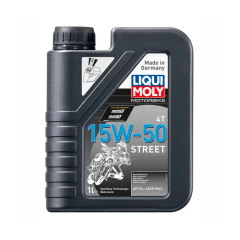 ACEITE MOTOR ''LIQUI MOLY'' 15W/50 SINTÉTICO STREET