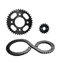 KIT TRASMISION CG-125 (15/37) 428H-136 