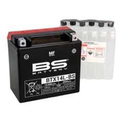 BATERIA MF 12 VOLT - 12 Ah ''BS-BATTERY'' (YTX14L-BS)
