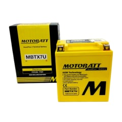 BATERIA 12VOLT 8 Ah ''MOTOBATT'' (MBTX7U)