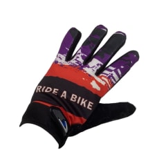 GUANTES CALLE ''RIDE A BIKE'' MORADO