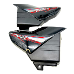 TAPAS LATERALES JGO YBR-125 NEGRO