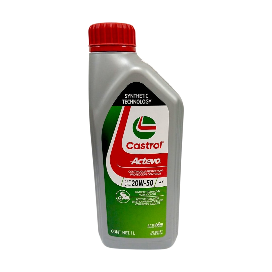 ACEITE MOTOR CASTROL 20W/50 SINTETICO 0