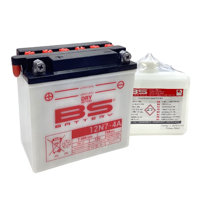 BATERIA DRY 12VOLT 7 Ah ''BS-BATTERY'' (12N7-4A) 0